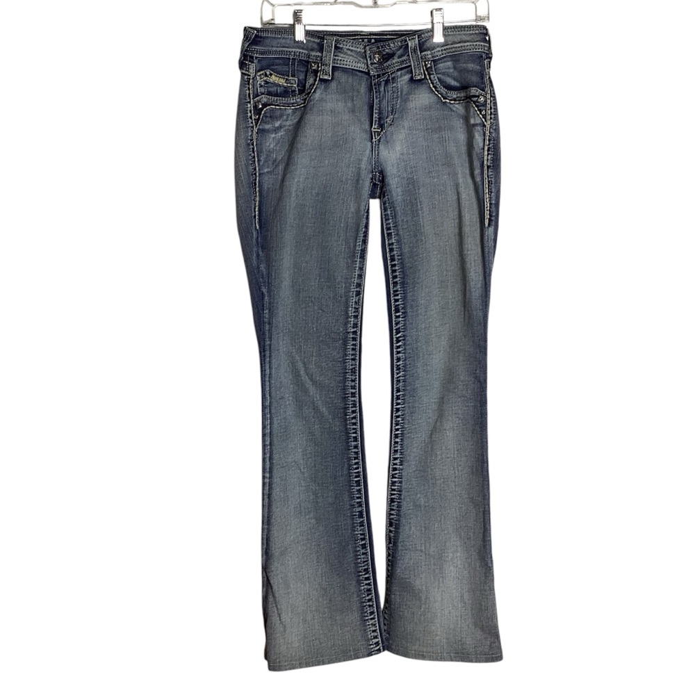 ARIAT TORQUOISE WOMENS BOOT CUT JEANS